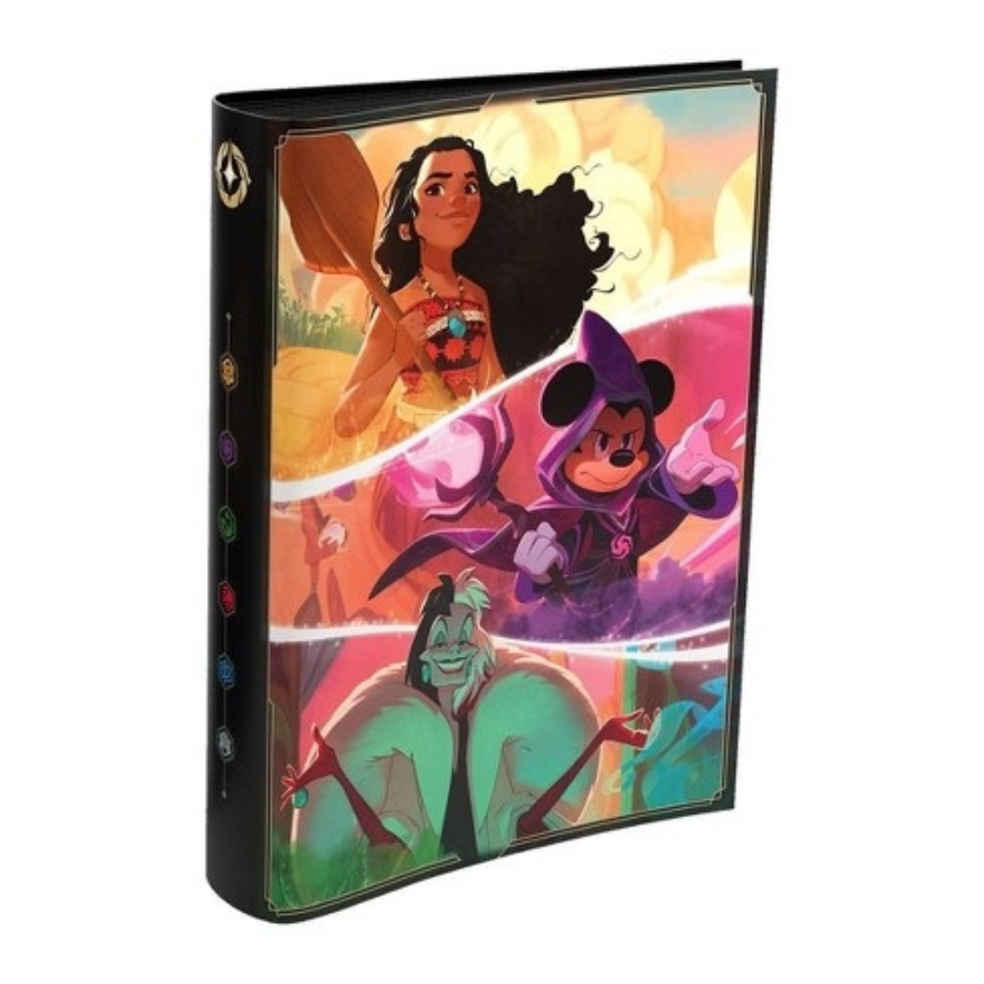 Lorcana - Shimmering Skies - 9 Pocket Portfolio (Moana, Cruella, Mickey)