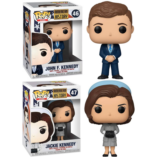 Funko Pop SET American History John F. Kennedy 46 / Jackie Kennedy 47