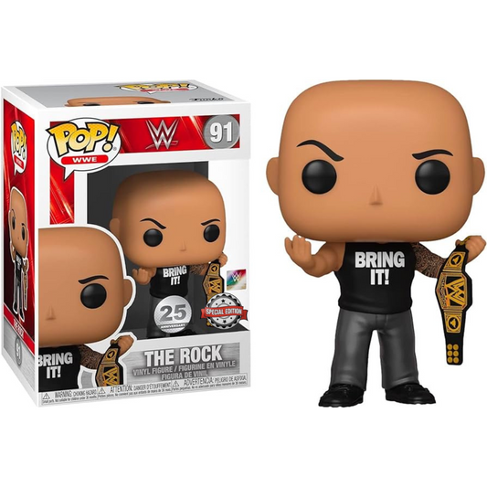 Funko Pop WWE The Rock 91 Special Edition