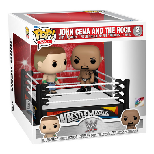 Funko Pop WWE John Cena and the Rock 2 Pack