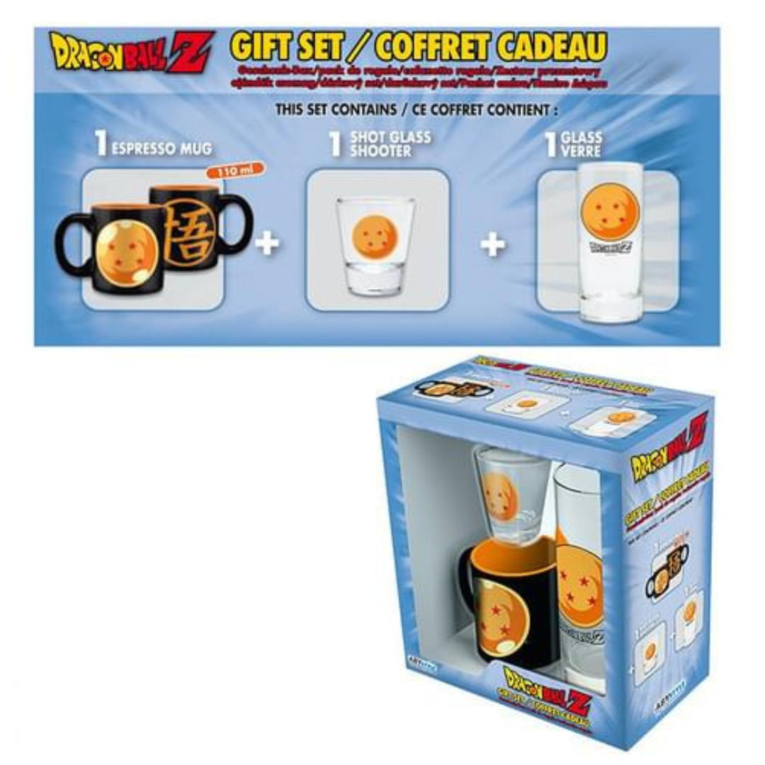 Dragon Ball Z - Gift Pack - Glass, Mug, Shot Glass