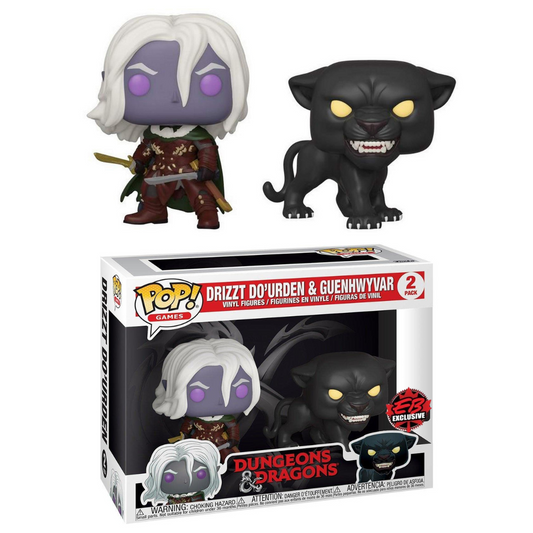 Funko Pop Dungeons & Dragons Drizzt Do'Urden & Guenhwyvar 2 Pack