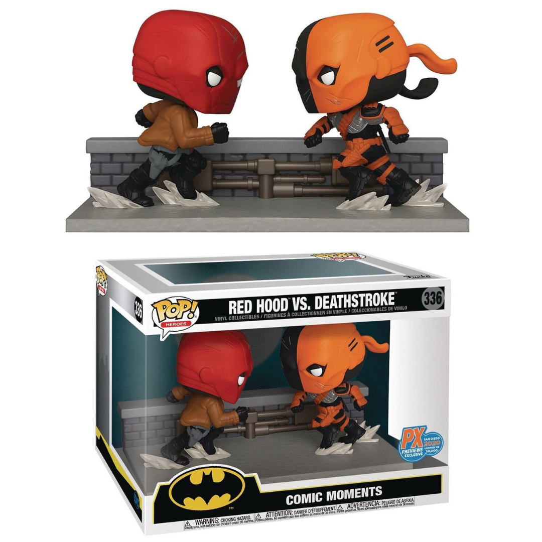 Funko Pop DC Comics Comic Moments Red Hood VS. Deathstroke 336 PX Exclusive 2020 Limited to 30,000