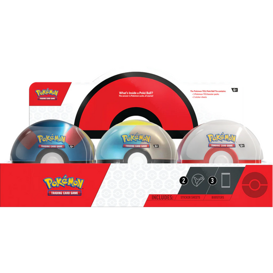 Pokemon Poke Ball Tin Q3 2024 - Poke Ball Random Colour