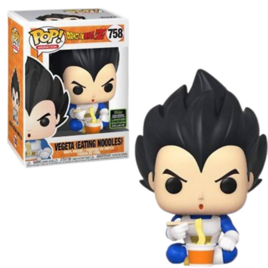 Funko Pop Dragon Ball Z Vegeta (Eating Noodles) 758 2020 Spring Convention Exclusive