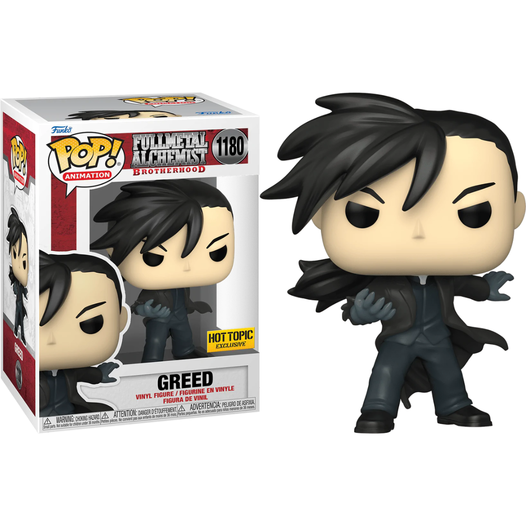 Funko Pop Anime Fullmetal Alchemist Greed 1180 Hot Topic Exclusive