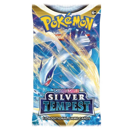 Pokemon Sword & Shield Silver Tempest Booster Pack - Random Pack Art