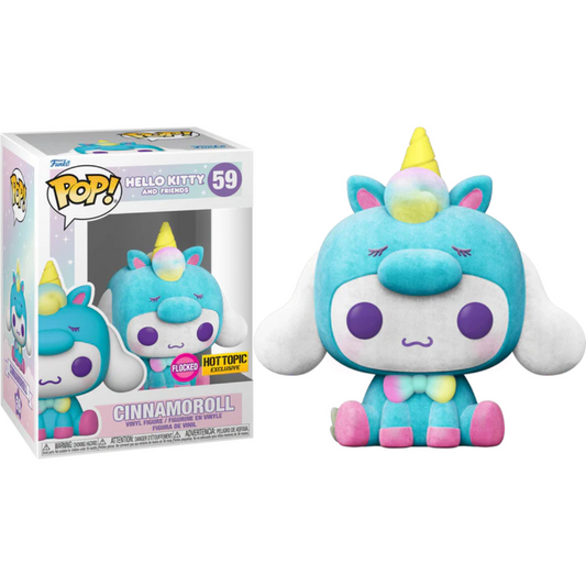 Funko Pop Hello Kitty and Friends Cinnamoroll 59 Hot Topic Flocked