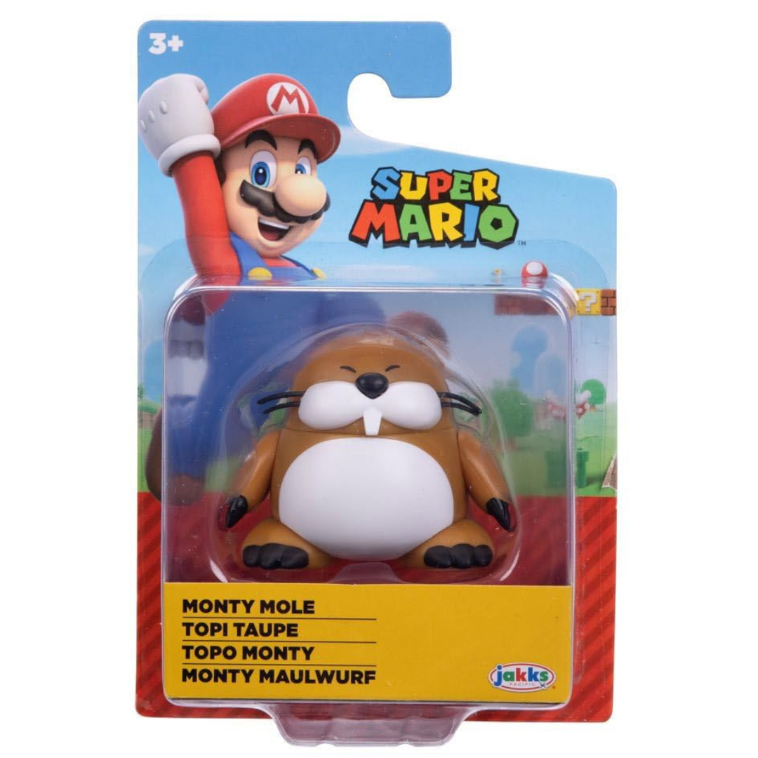 World of Nintendo: Monty Mole 2.5" Action Figure by Jakks Pacific