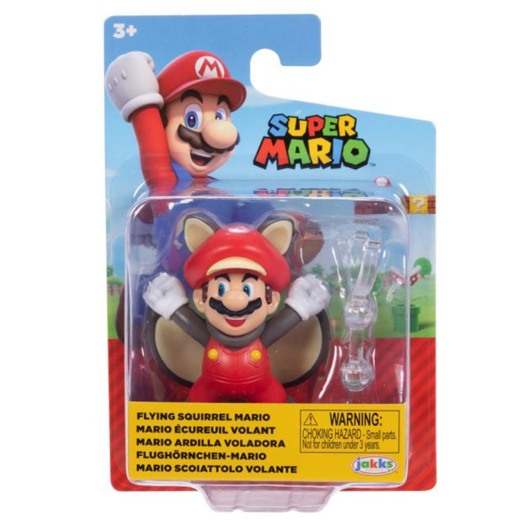 World of Nintendo: Flying Squirrel Mario 2.5" Action Figure by Jakks Pacific