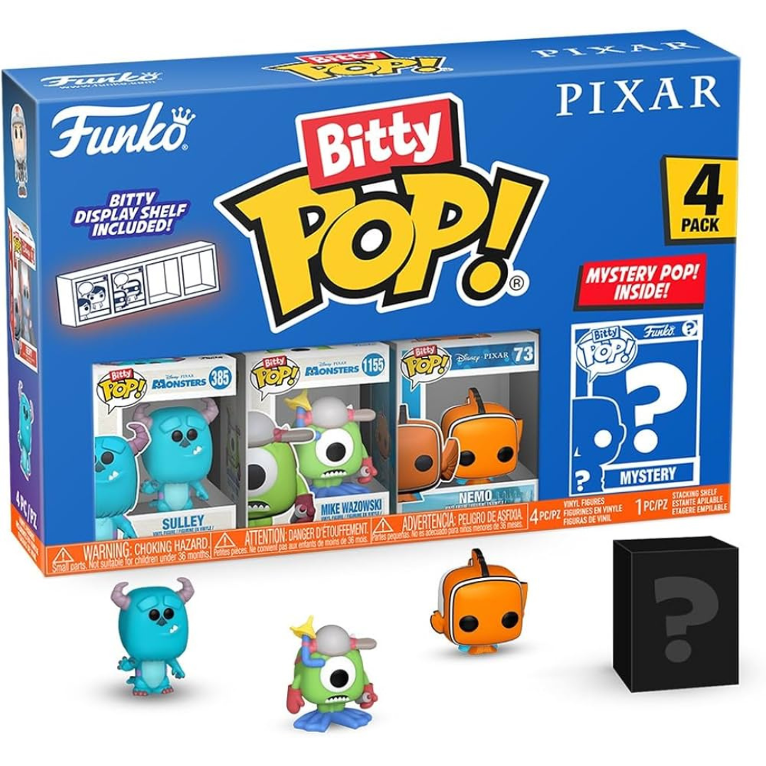 Funko Bitty Pop Pixar Monsters Inc 4PK