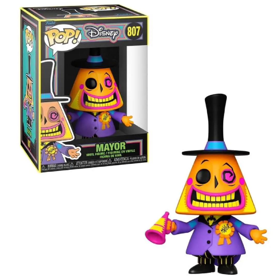 Funko Pop Disney Nightmare Before Christmas NBX Mayor 807 Blacklight