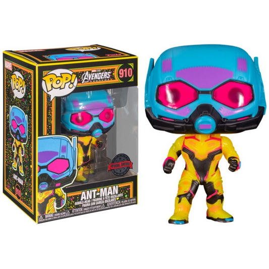 Funko Pop Marvel Avengers Ant-Man 910 Blacklight Special Edition