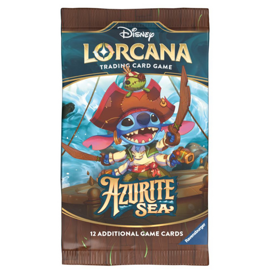 Disney Lorcana TCG: Azurite Sea Booster Pack - 1 Pack