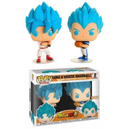 Funko Pop Anime Dragon Ball Super Goku & Vegeta (Baseball) 2 Pack