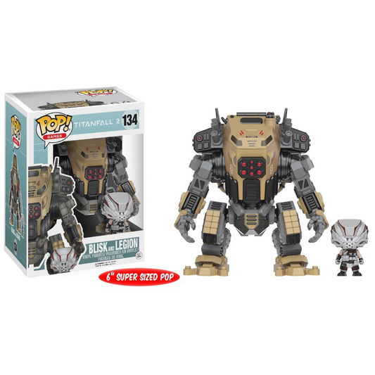 Funko Pop 6inch Games Titanfall 2 Blisk and Legion 134