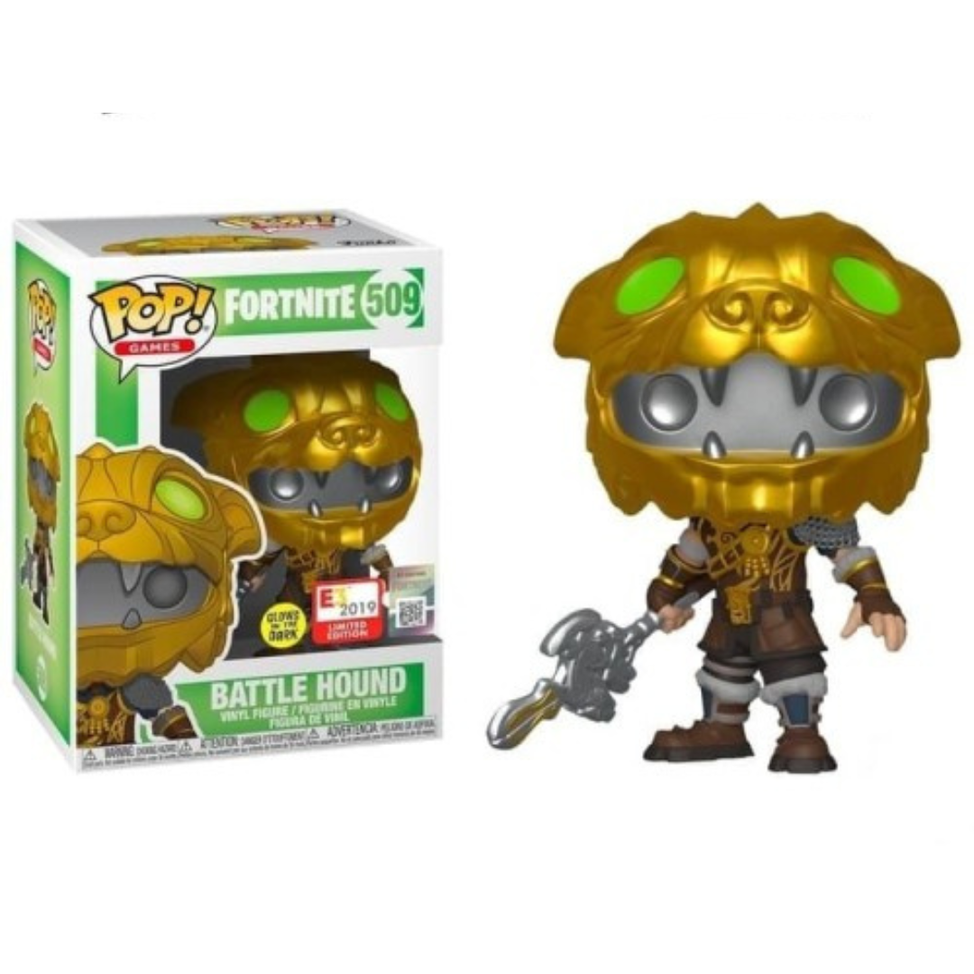 Funko Pop Games Fortnite Battle Hound E3 2019 Limited Edition GITD