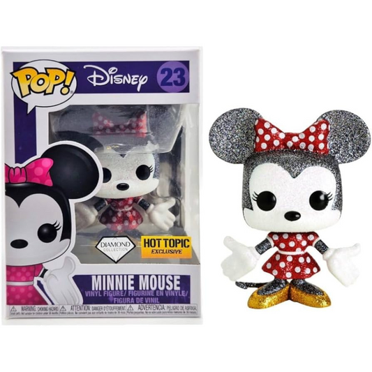 Funko Pop Disney Minnie Mouse 23 Diamond Hot Topic