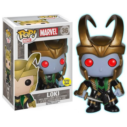 Funko Pop Marvel Loki 36 GITD (Frost Giant Loki)