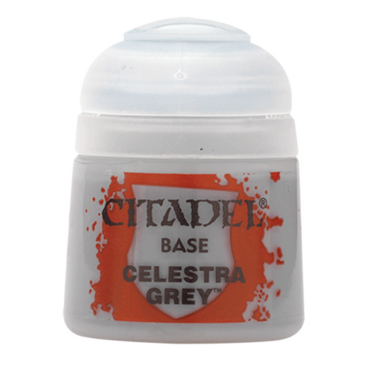 Games Workshop Warhammer Paint Citadel Base Celestra Grey 12ML