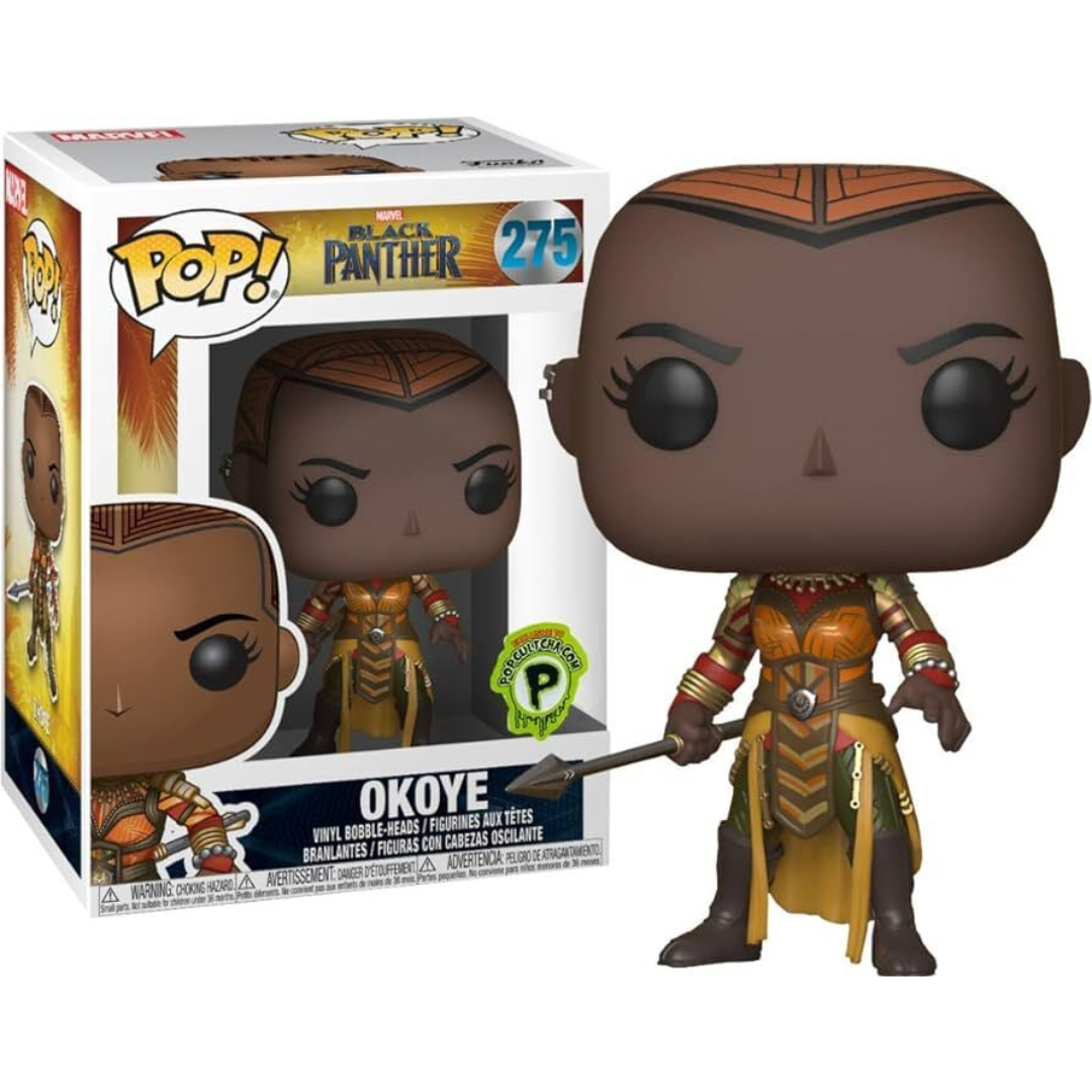 Funko Pop Marvel Black Panther Okoye 275 Popcultcha.com Exclusive