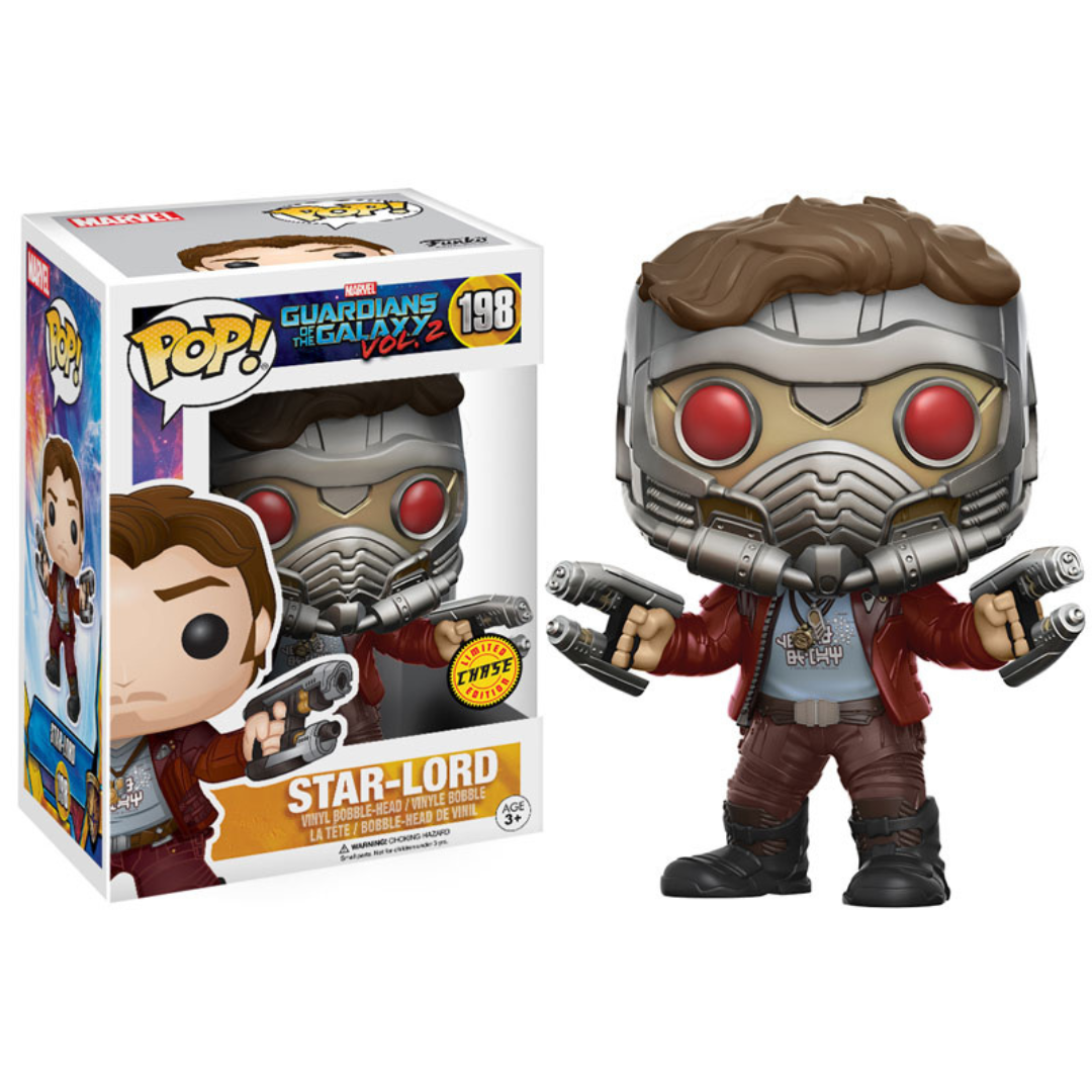 Funko Pop Marvel Guardians of the Galaxy Vol. 2 Star-Lord 198 Chase