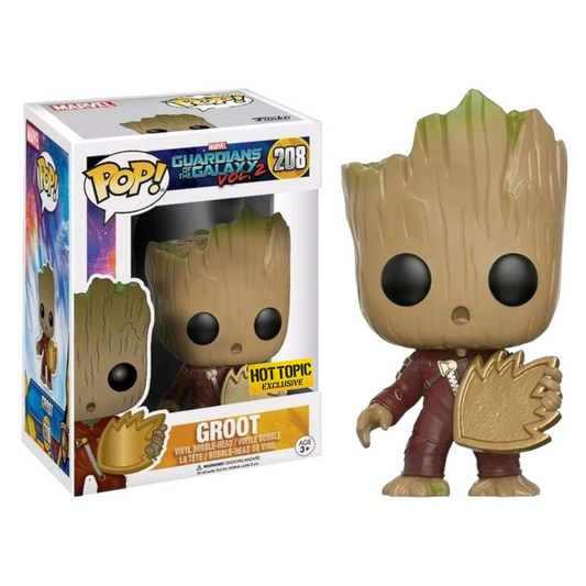 Funko Pop Marvel Guardians of the Galaxy Vol. 2 Groot 208 Hot Topic