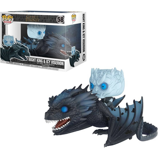 Funko Pop Game of Thrones GOT Night King & Icy Viserion 58 GITD