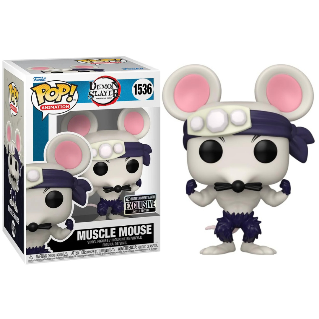 Funko Pop Anime Demon Slayer Muscle Mouse 1536 Entertainment Earth Exclusive