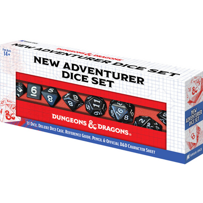 Dungeons & Dragons DND New Adventurer Set Black Dice