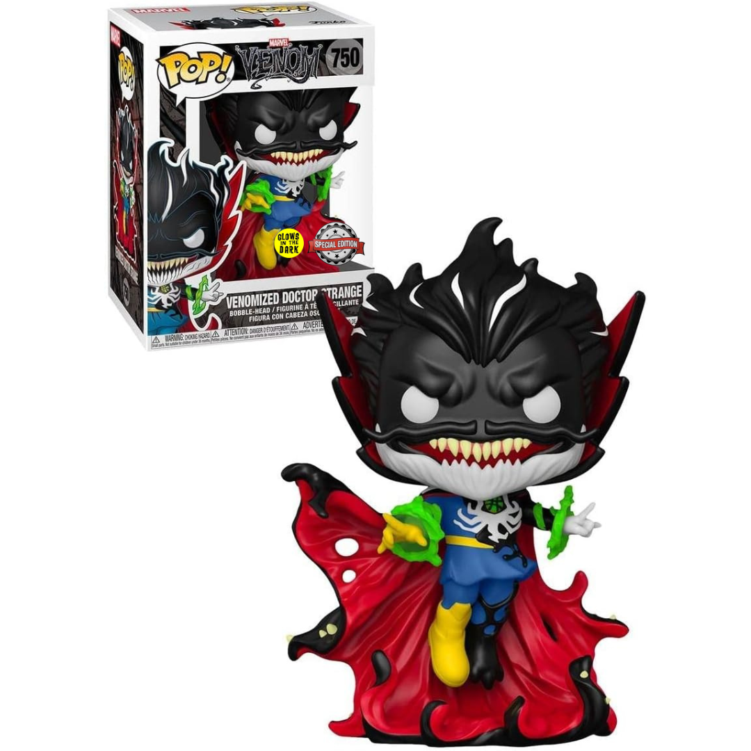 Funko Pop Marvel Venomized Doctor Strange 750 Special Edition GITD