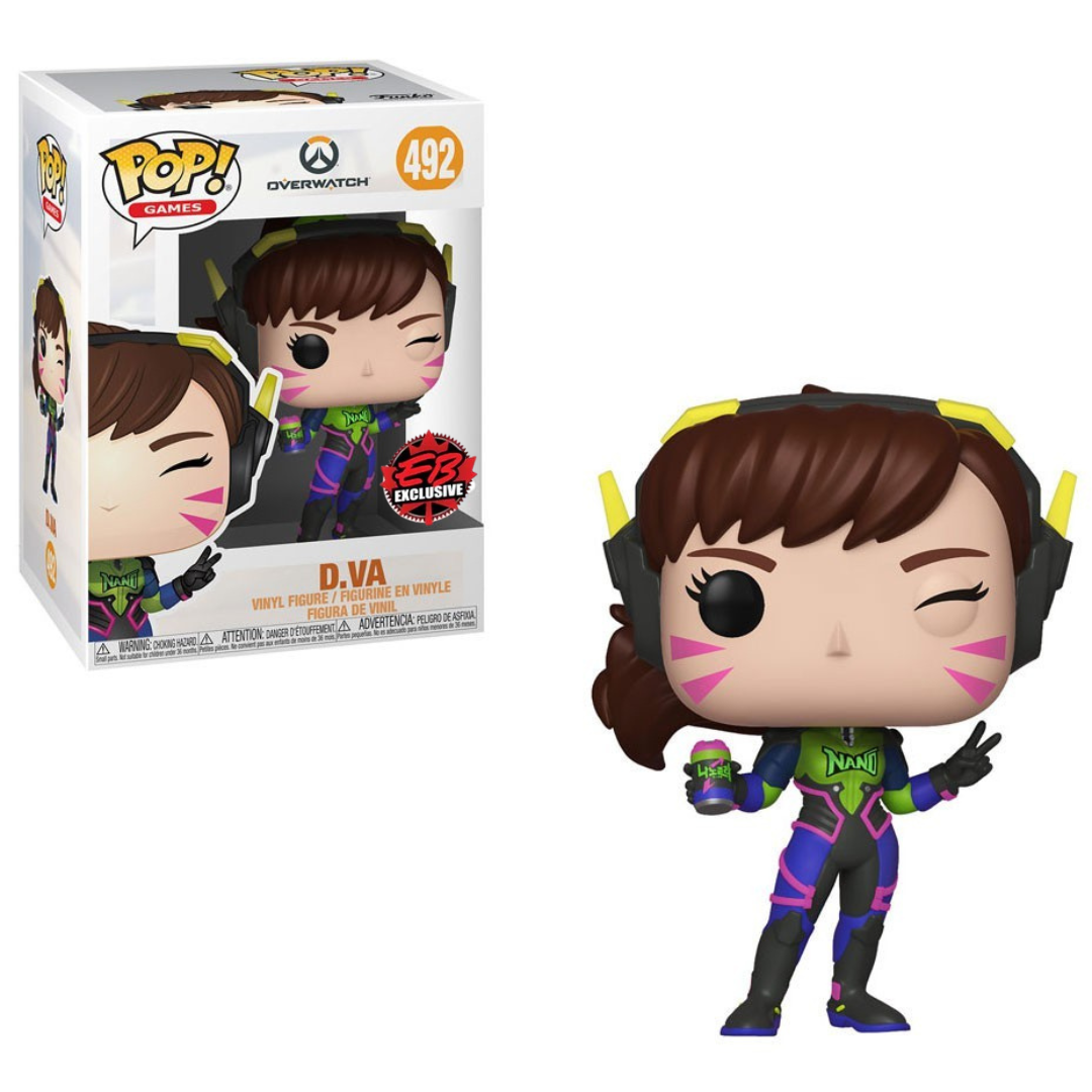 Funko Pop Games Overwatch D.Va 492 EB Games Exclusive