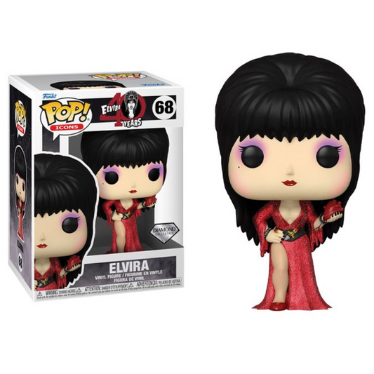 Funko Pop Icons Elvira 40 Years Elvira 68 Diamond