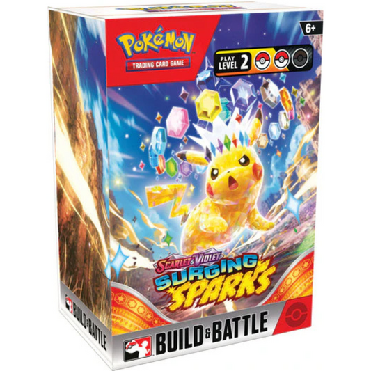 Pokemon Scarlet & Violet Surging Sparks Build & Battle Box