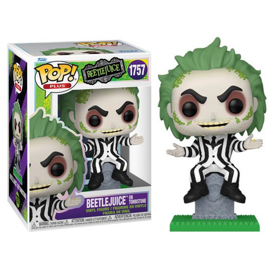 Funko Pop Plus Beetlejuice Beetlejuice on Tombstone 1757