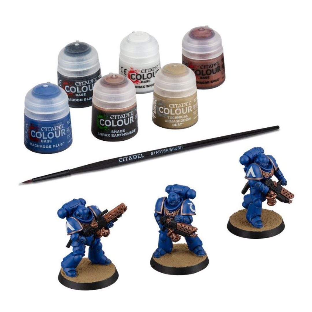 Games Workshop Warhammer 40K Space Marines Infernus Marines + Paints