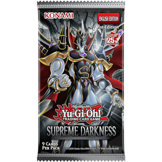 Yu-Gi-Oh! YGO Supreme Darkness 1st Edition 1 Booster Pack