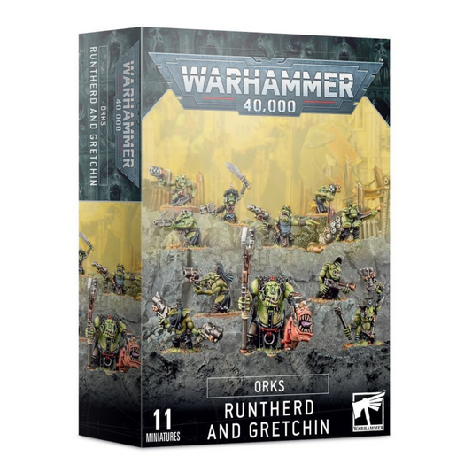 Games Workshop Warhammer 40K Orks Runtherd and Gretchin