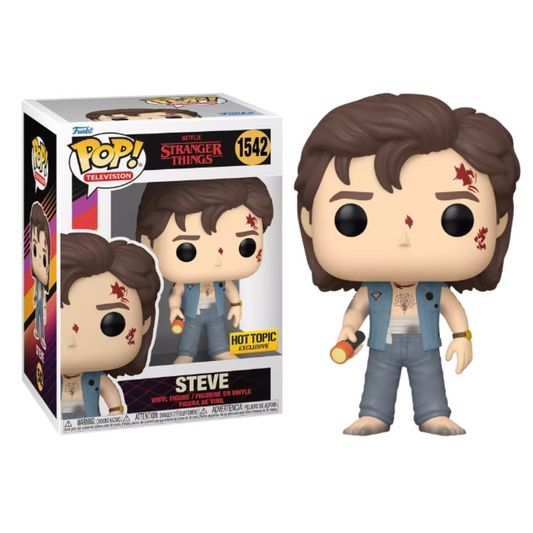 Funko Pop Stranger Things Steve 1542 Hot Topic Exclusive