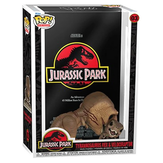 Funko Pop Jurassic Park Tyrannosaurus Rex & Velociraptor 03