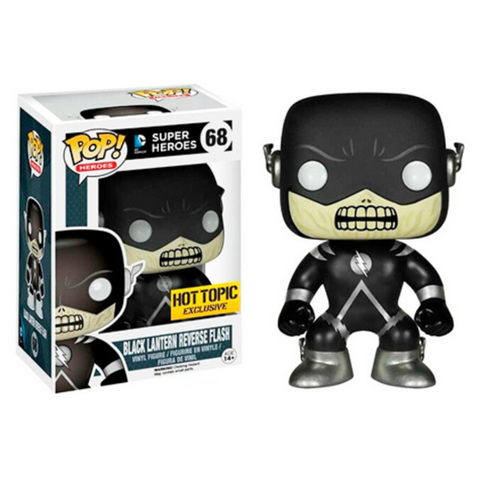 Funko Pop DC Black Lantern Reverse Flash 68 Hot Topic Exclusive