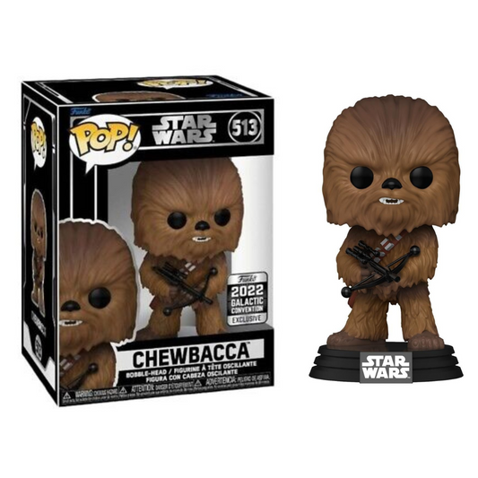 Funko Pop Star Wars Chewbacca 513 2022 Galactic Convention Exclusive