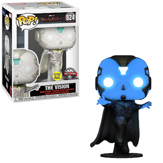 Funko Pop Marvel The Vision 824 Special Edition GITD