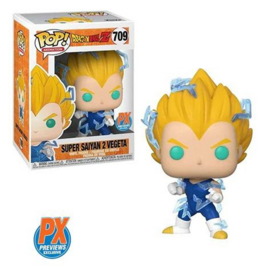 Funko Pop Anime Dragon Ball Z Super Saiyan 2 Vegeta 709 PX Exclusive