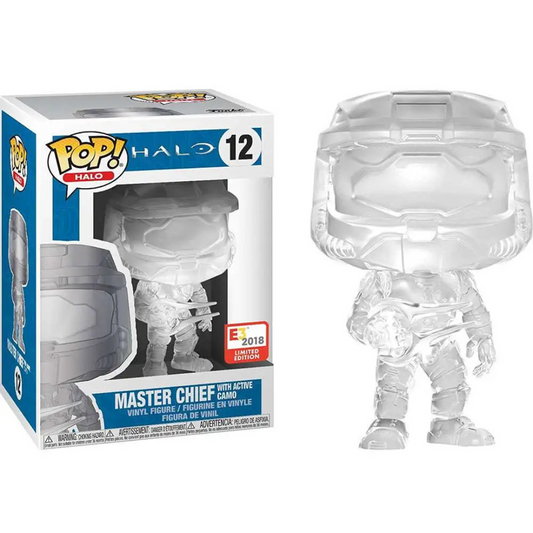 Funko Pop Games Halo Master Chief with Active Camo 12 E3 2018 Exclusive