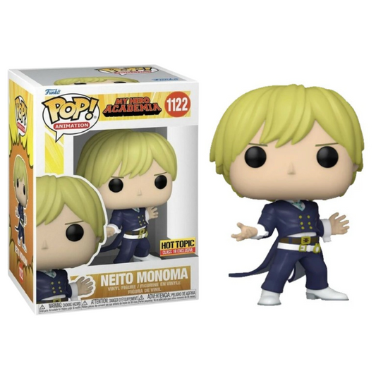 Funko Pop Anime My Hero Academia Neito Monoma 1122 Hot Topic Class 1B Exclusive