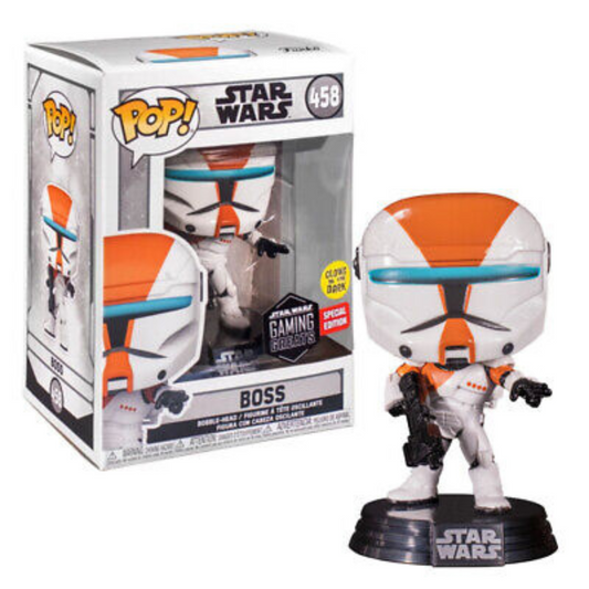 Funko Pop Star Wars Boss 458 Gaming Greats EB Games Exclusive GITD