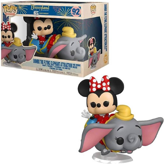 Funko Pop Disney Dumbo the Flying Elephant Attraction and Minnie Mouse 92