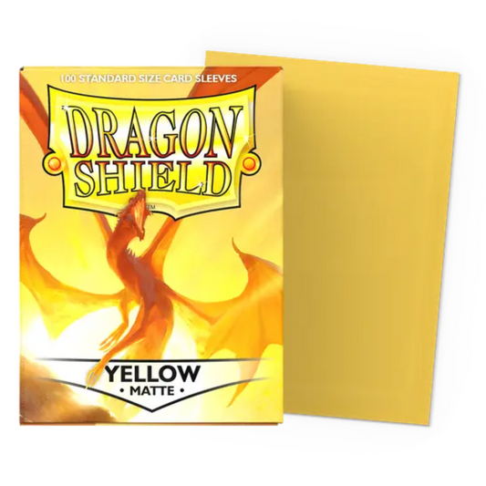 Sleeves: Dragon Shield: Matte: Yellow (100)