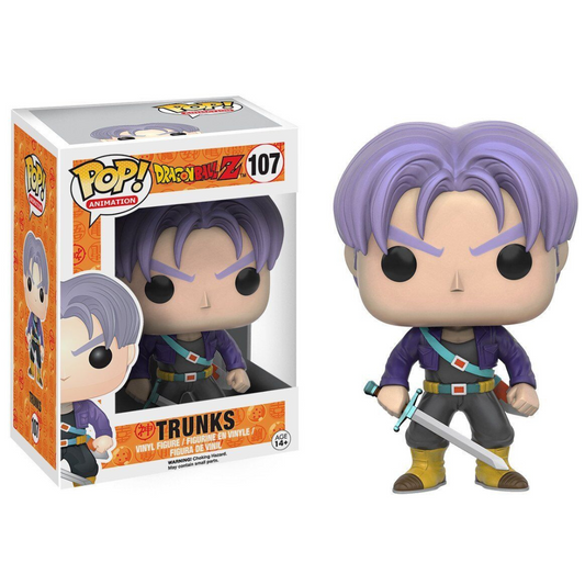 Funko Pop Anime Dragon Ball Z Trunks 107